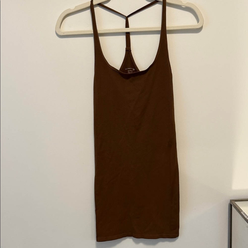 Free People Brown Women's Mini Dress